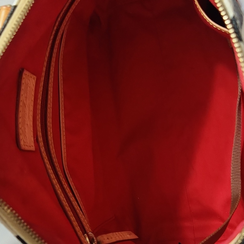 Dooney & Bourke Chevron Geena Satchel - Picture 10 of 16